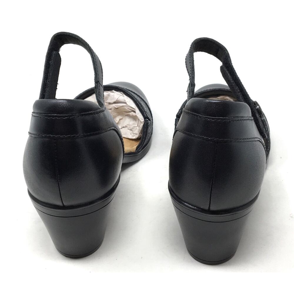 Clarks Collection Emily 2 Ketra Women's Size 8M Black Leather Trouser Shoes - Picture 6 of 7